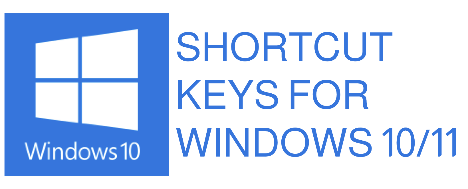 windows-keyboard-basic-shortcuts-for-Windows-10/11