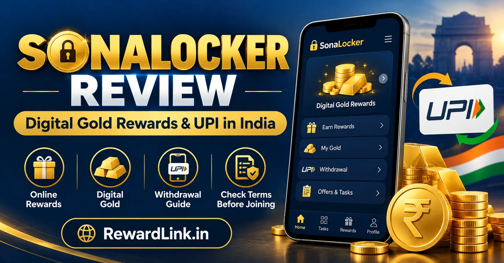 SonaLocker Review: Earn Online & UPI Withdrawal in India